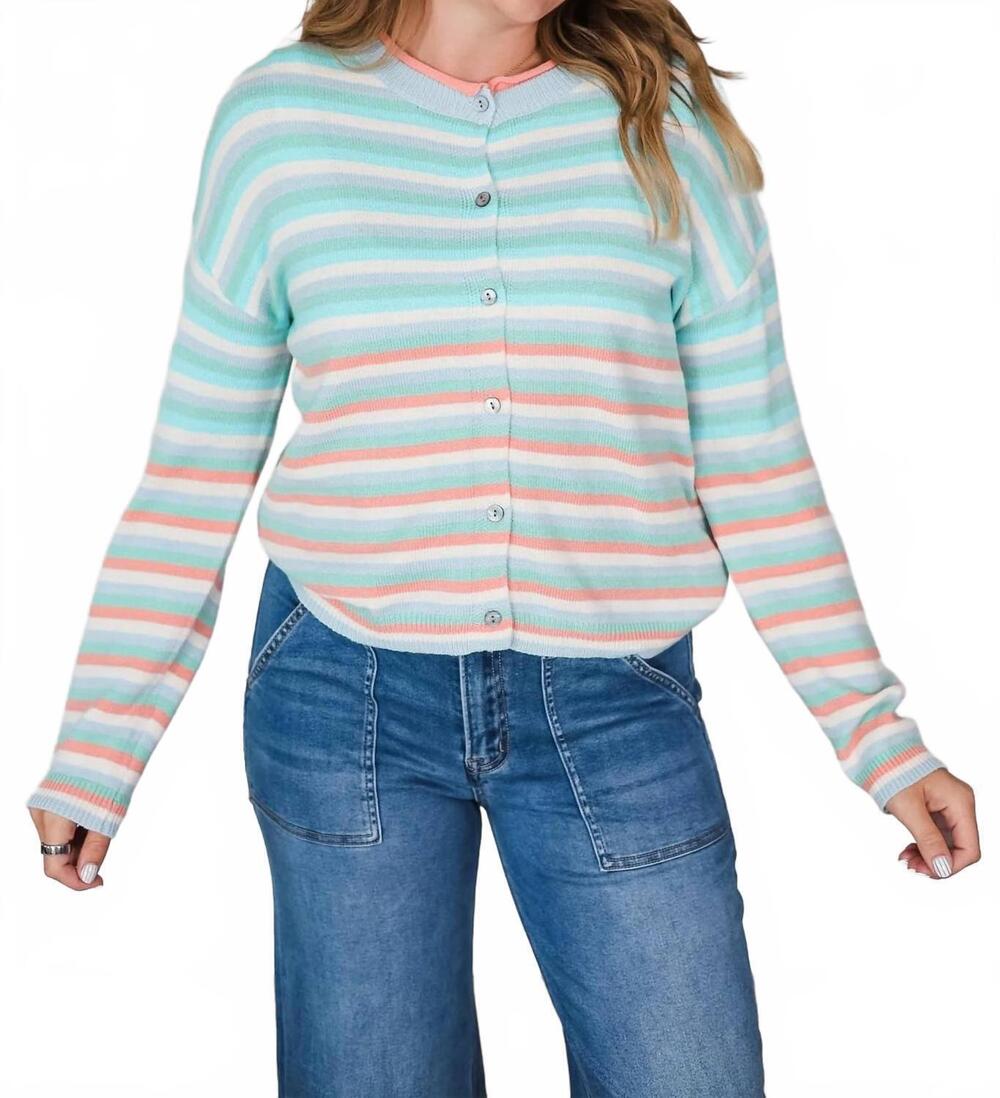 NEW &MERCI amélie cardigan in seafoam